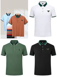 Triangle de luxe pour hommes, tout nouveau tissu Zhudi, couleur unie, chemise POLO pour hommes d'affaires doublée de vêtements pour hommes S-4XLjing