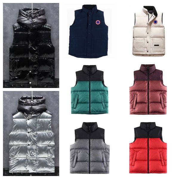 Veste de créateur pour hommes gilet bouffant hommes Premium Couple manteau chaud épais double fermeture éclair blancs duvet de canard remplissage confortable garder au chaud noir et blanc Mengjia Beijia Big Goose