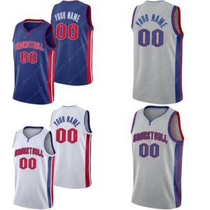 Los camisetas de baloncesto personalizados de Det Hombres hacen que sus propias camisas de deportes de Jersey sean el nombre del equipo personalizado y el número cosido