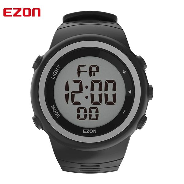 Reloj deportivo digital para hombre para correr al aire libre con podómetro cronómetro temporizador de cuenta regresiva alarma 50M impermeable