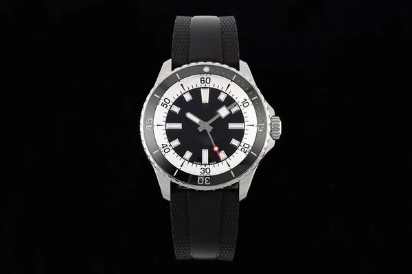 Montre de plongée pour hommes Montre Super Ocean Bague en céramique multicolore Boucle pliante réglable Mouvement mécanique automatique de précision Montres à chaîne en métal et bracelet en caoutchouc