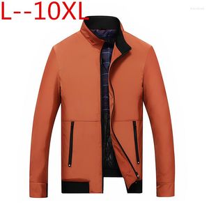 Hommes vers le bas 10XL 8XL 6XL 5XL Plus 4XL hommes chaud casual Parkas coton col à bandes veste d'hiver mâle rembourré pardessus vêtements d'extérieur