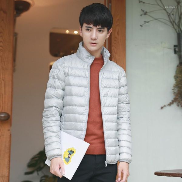 Men's Down 2023 Korean Winter Slim Wear Coats Short Casual Youth Fashion