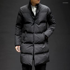 Hommes vers le bas 2023 Parka hiver veste hommes grande taille Long manteau décontracté chaud coton bouffant Parkas Hombre 5xl KJ2648