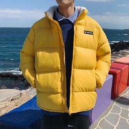 Heren down 2023 uyuk winter jas mode mode Japan Casual Sports eenvoudige katoen hoogwaardige kleding homme masculino