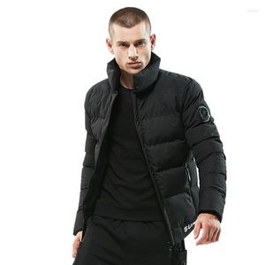 Heren down 2023 winterjack heren casual parka jas mannelijke katoenen gevulde korte dikke, warme slanke hapjes met capuchon