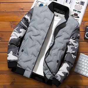 Hommes vers le bas 2023 hiver hommes Bomber veste décontracté coton épais chaud Parkas manteaux mâle vêtements d'extérieur thermiques coupe-vent vestes vêtements 4XL