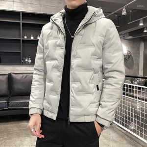 Hommes vers le bas 80 hommes à capuche flocage haut manteaux d'hiver Logo manteau fabricants vente vent chaud modèle masculin