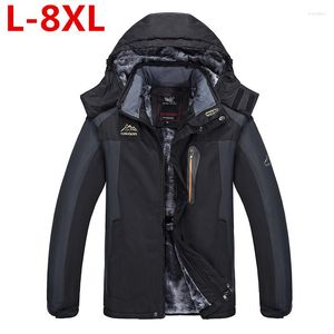 Hommes vers le bas 9XL 8XL hiver épais rembourré Parka hommes veste manteau russe ouaté longue à capuche décontracté chaud neige coupe-vent pardessus hommes vestes