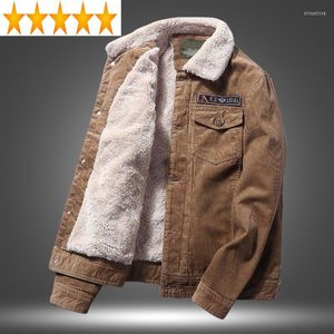 Heren down herfst jas mannen korte faux lam bont kraag corduroy katoen jas winterjassen heren manteau homme hiver kj753