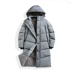 Men's Down CPTOPSTONEY COMPANY Winter Mens Long Windbreaker Jacket Fashion Brand High Quality Heated Puff