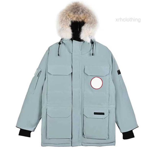 Chaqueta acolchada de moda para hombre Abrigo de diseñador para mujer Ropa de calle Ropa de invierno para parejas Ropa de abrigo para hombre Talla 3XL Canadá Chándal largo CZ24