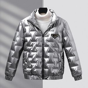 Heren Down Jacket Winter Parka Pocket 3D Metalen Triangle Patroon Decoratie Outerwear Letter Patroon Patroon van hoge kwaliteit Outdoor kleding Vest