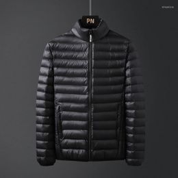 Heren Down Men Jacket 2023 Kleding Autumn Winter Parkas Plus Size Coat Short Fashion Ropa HOMBRA CJ-6512 PPH1164