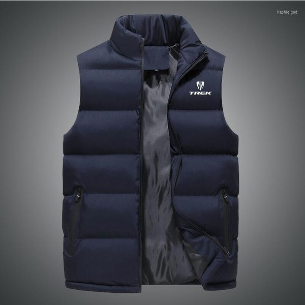 Hommes Down Parkas Style Hiver Gilet Chaud Casual Veste Sans Manches À Capuche Taille M-5XLMen's