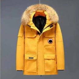 Parka d'hiver en duvet pour hommes, veste thermique épaisse, vêtements de travail, extérieur, mode épaissie, garde la vie en couple, haute qualité Big Goose