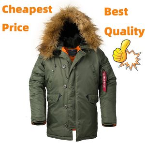 Parkas pour hommes 1.5KG hiver hommes longue Parka mâle rembourrage veste fourrure surdimensionné mari Puffer manteaux hommes militaire tactique vers le bas vêtements 231124