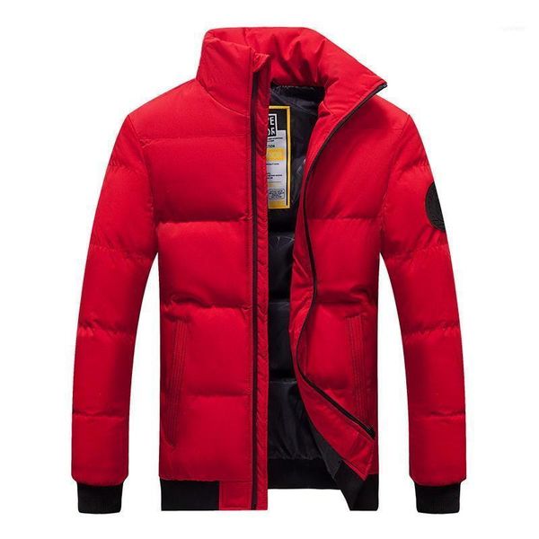 Men's Down Parkas 2022 Jackets de pato de alta calidad Velvet Color puro Pure Winter Warm Volea Unisex Light Slim Leisure Coat