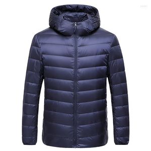 Parkas en duvet pour homme 2022 Doudoune à capuche ultralégère 90 % duvet de canard blanc rembourré Blauer