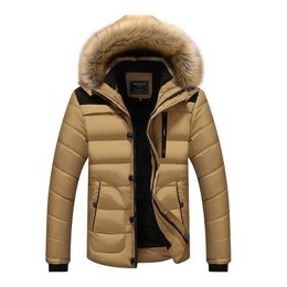 Mannen Donsparka 2022 Hot Fashion Lange Dons Mannen Winterjas Met Capuchon Mannen Dikke Warme Heren Winterjas winddicht Wollen Voering Parka T221006