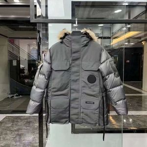 Parkas en duvet pour hommes 2022 Nouveau grand manteau en duvet d'oie 08 édition sport expéditionnaire pour femmes même épaissi et agrandi avec col en fourrure style de luxe