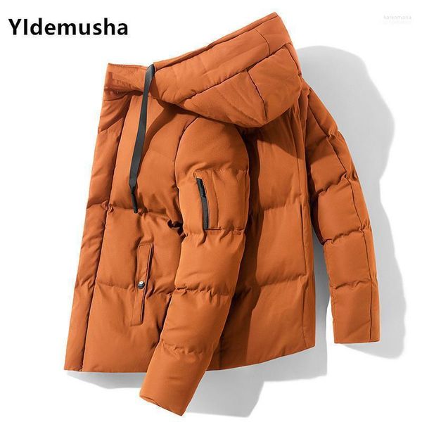 Parkas de plumón para hombre 2022 Parka de invierno para hombre cortavientos más algodón grueso cálido a prueba de viento abrigos casuales para hombre chaquetas Anorak con capucha Jackets1 Kare22