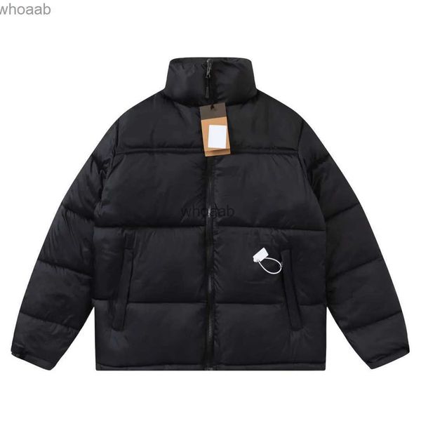 Parkas pour hommes 2023AW veste en coton poche de lettre de broderie patchée vêtements de rue d'hiver visage vêtements chauds en plein air manteau de créateur manteau zippé pour femmes. 230911 HKD