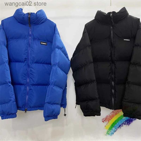 Hombres Down Parkas 2023FW Edición limitada Bordado Puffer Jacket Parkas Hombres Mujeres 1 1 Mejor calidad Cálido Espesar Chaquetas T231017