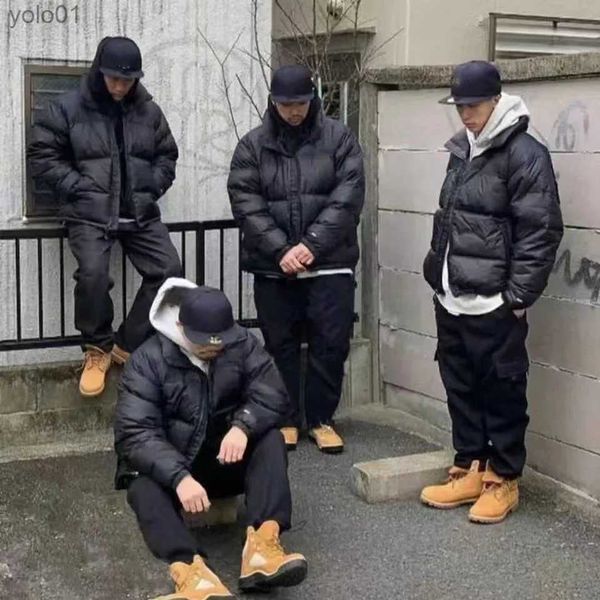 Parkas pour hommes 2024 Bomber veste pour hommes épaissir coton rembourré veste matelassée hommes veste de Baseball manteau chaud rue mode manteau grande taille L231115