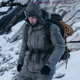 Parkas de plumón para hombre 40 ECIG Polar Combat Hombres Táctico al aire libre Militar Chaquetas acolchadas de algodón cálidas suaves y ligeras Resistente al agua 231031