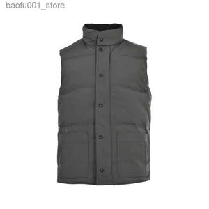 Men's Down Parkas 7Color Wholesale Canada / US Size Famous Down Vests Mode Coat Pocket Decoration Mens Designer Coats d'hiver Q240527