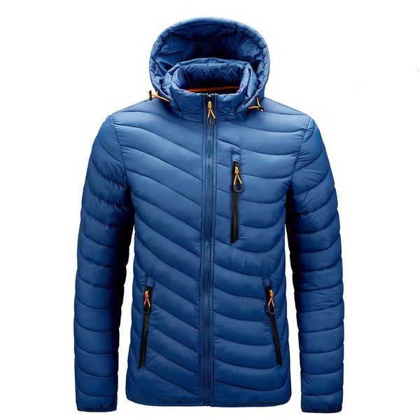 Men's Down Parkas arrivée ultra mince doudoune hommes chapeau détachable décontracté hommes veste d'hiver ultra-léger blanc canard vers le bas manteau hommes 231005