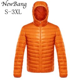 Parka en duvet pour hommes, manteau Bang, veste Ultra légère, chaude, coupe-vent, légère, bouffante de plumes, Parka 221208