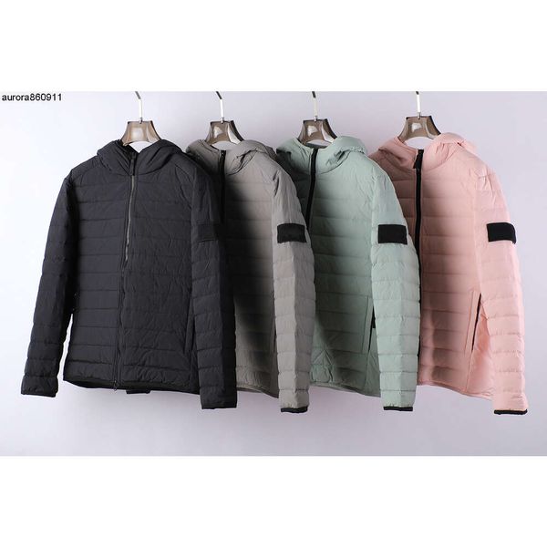 Parkas pour hommes Designers de marque Topstoney Jacet Nouveau métier à tisser de qualité supérieure Chambres tissées Veste en nylon recyclé Badge classique pour la chaleur