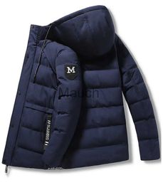 Heren Donsparka Merk Winter i Donsjaet Mannen Warm Katoen Du Down Jas Mode Heren Casual Parka met capuchon Winddicht Mannelijke Slanke Bovenkleding 5XL J230901