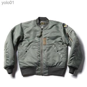 Parkas de plumón para hombre Bronson Repro USAF 1955 MA-1 chaqueta de vuelo años 50 abrigo Bomber militar de invierno para hombre L231115