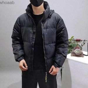 Parkas pour hommes marron doudoune vestes manteau fermeture éclair noir à capuche Veste femmes lettre imprimer hiver ski court vêtements d'extérieur pour femme mâle Couple vêtements HKD230911