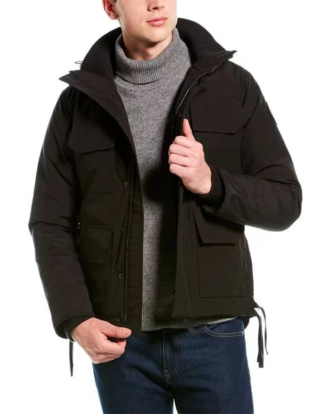 Parkas pour hommes Canada Vestes Parka à capuche Doudoune Casual Vêtements rembourrés de coton Porter des costumes d'outillage Manteau d'extérieur Chaud Outwear Salopette Doudoune