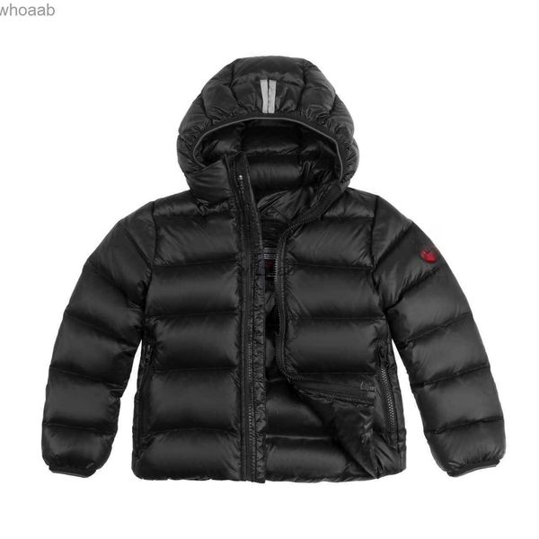 Parkas de plumón para hombres Abrigos superiores para bebés de invierno canadiense Chaqueta de abrigo para niños Abrigo con capucha para niños Ropa para niños Chaquetas gruesas y cálidas Ropa para niñas Ropa de abrigo GOOSESs HKD230911