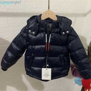 Parkas de plumón para hombre, ropa para niños, chaqueta acolchada, cálida, abrigo largo con capucha para niños, otoño invierno, niñas, niños, traje de esquí de alta gama T632