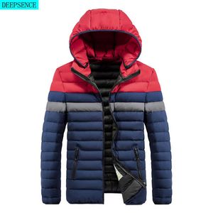 Heren down parkas jas heren winter nieuwe winddicht en warme capuchon jas casual mode heren t221006