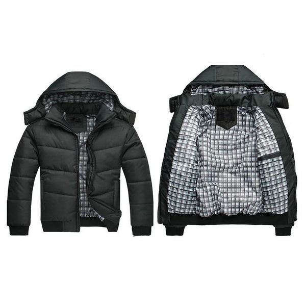 Veste en coton Parkas pour hommes, manteau d'hiver à capuche, vie quotidienne, travail, Shopping, 231009