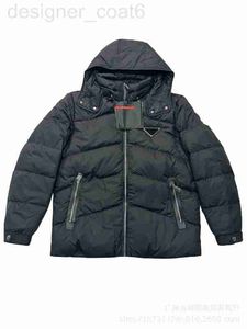 Diseñador de parkas de plumón para hombre 23 Nuevo P Family Pecho Triángulo Emblema Cremallera Abierta Capucha cerrada y abrigo de nailon para mujer JOWM