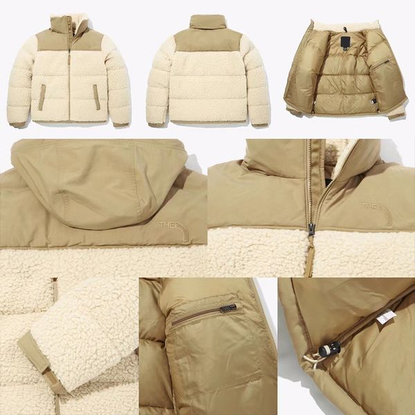 Parkas pour hommes Veste polaire de créateur Veste bouffante Vestes pour hommes et femmes Veste d'échange Parka Manteau Manteau de fourrure Hommes Chaud Épaissi Agneau Puffer Épais Veste Chaude