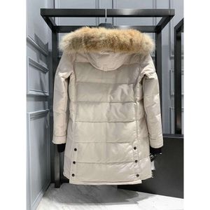 Heren donsparka's Designer hoodie Gans Mid-lengte versie pufferjack Winter dikke warme jassen Dames winddicht streetwear C5se