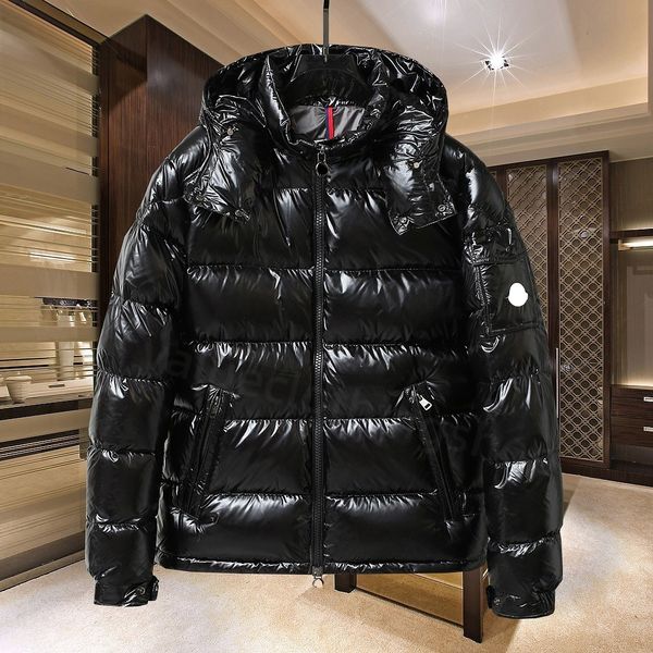 Hommes Down Parkas Designer Veste Hommes Manteau Brillant Mat Style Femmes Élégant Chaud Vestes D'hiver Marque De Luxe À Capuchon Coupe-Vent Épaissi Vêtements Extérieur