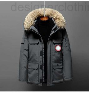 Donsparka's voor heren Designer Luxe Canada Pufferjassen Designer Real Coyote Bont Outdoor Windjack Bovenkleding Capuchon Jas Parka UYK0