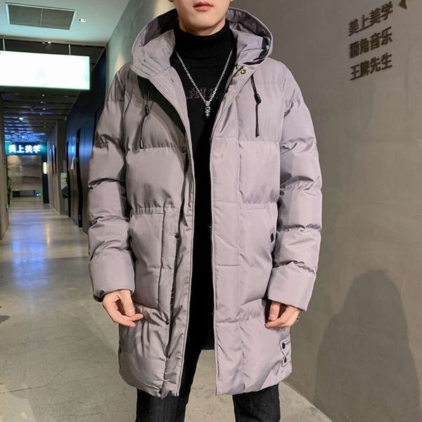 Parkas De Plumón para Hombre Chaqueta De Invierno Clásica De Lujo De Diseñador para Hombres con Talla Extra Chaqueta De Algodón De Longitud Media para Hombre Gordo Engrosada Y Cálida