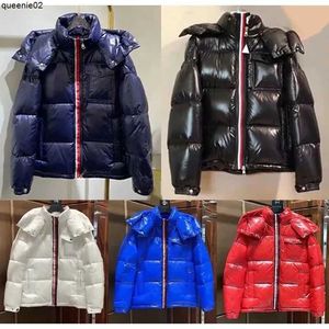 Heren Down Parkas Designer Mens Down Jacket Frankrijk Brand Winter Puffer Jacket Men en Vrouwen Paren Detachable Hapleed Warm Coat