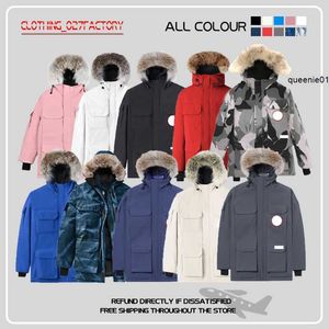 Hommes Down Parkas Designer Puffer Jacket Mens Down Vestes d'hiver Manteau Femmes Mode Couples Parka Extérieur Chaud Plume Outfit Outwear Manteaux Multicolores DH1